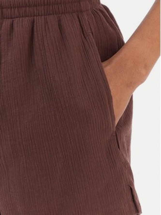 Seafolly Szorty materiałowe Crinkle 55429-SH Brązowy Regular Fit