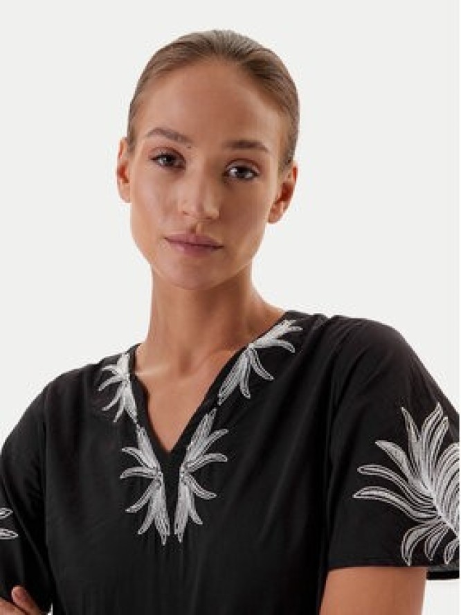 Tatuum Sukienka letnia Ayo T2509.202 Czarny Relaxed Fit