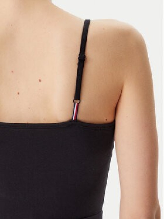 Tommy Jeans Sukienka letnia Essential DW0DW21354 Czarny Slim Fit