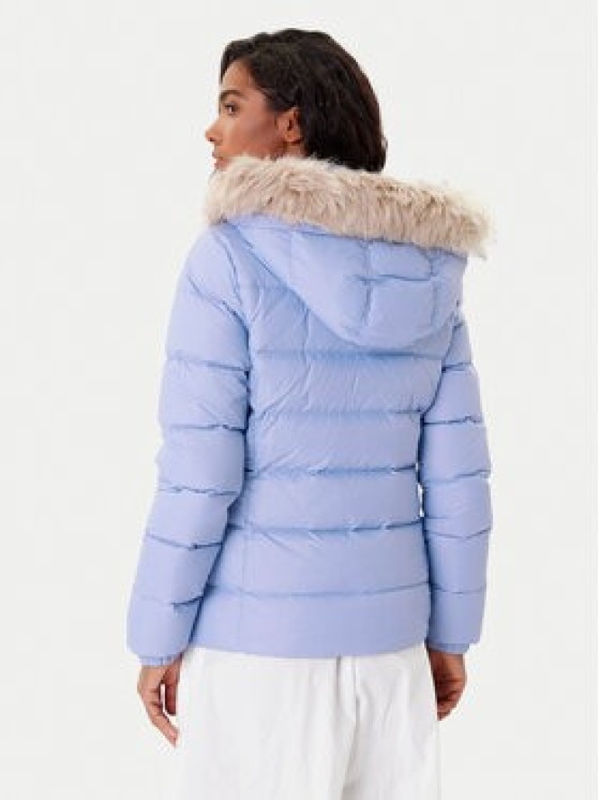 Tommy Jeans Kurtka puchowa Basic DW0DW18312 Niebieski Slim Fit