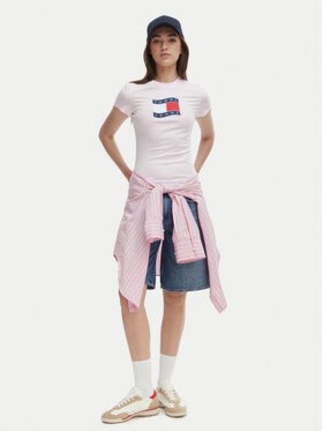 Tommy Jeans Szorty jeansowe DW0DW22693 Niebieski Relaxed Fit