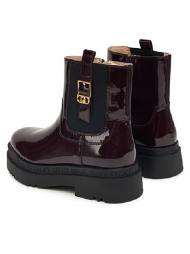 Liu Jo Botki Love 63 SF5067 EX004 Bordowy