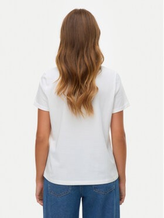Vero Moda T-Shirt Ikami 10340181 Biały Regular Fit