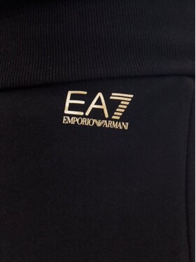 EA7 Emporio Armani Spodnie dresowe 7W000106 AF12473 MC004 Czarny Loose Fit