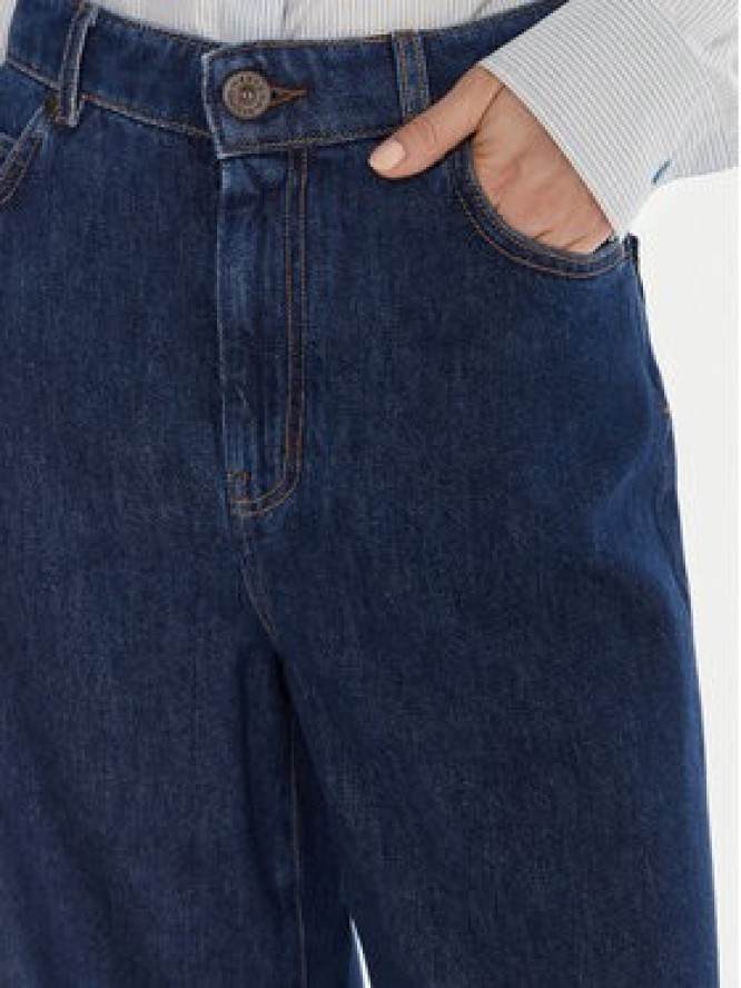 Weekend Max Mara Jeansy Ciro 2525186042 Granatowy Wide Leg
