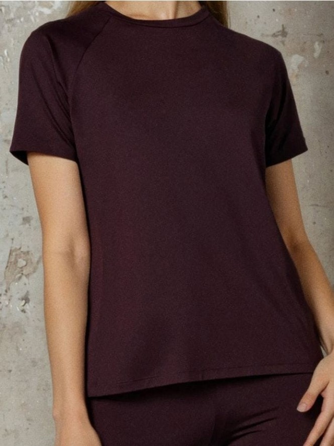 Koszulka z raglanowym rękawkiem - czerwony