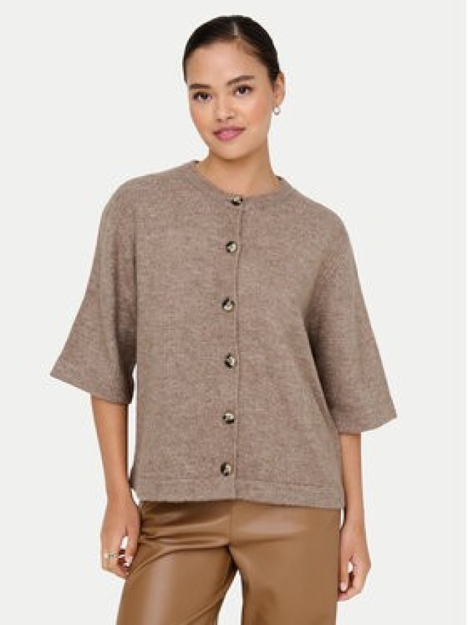 ONLY Kardigan Camilla 15348772 Brązowy Regular Fit