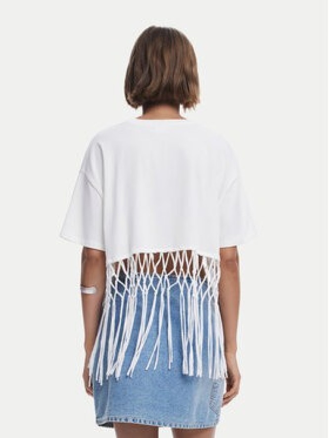 Desigual T-Shirt 25SWTKAN Écru Regular Fit