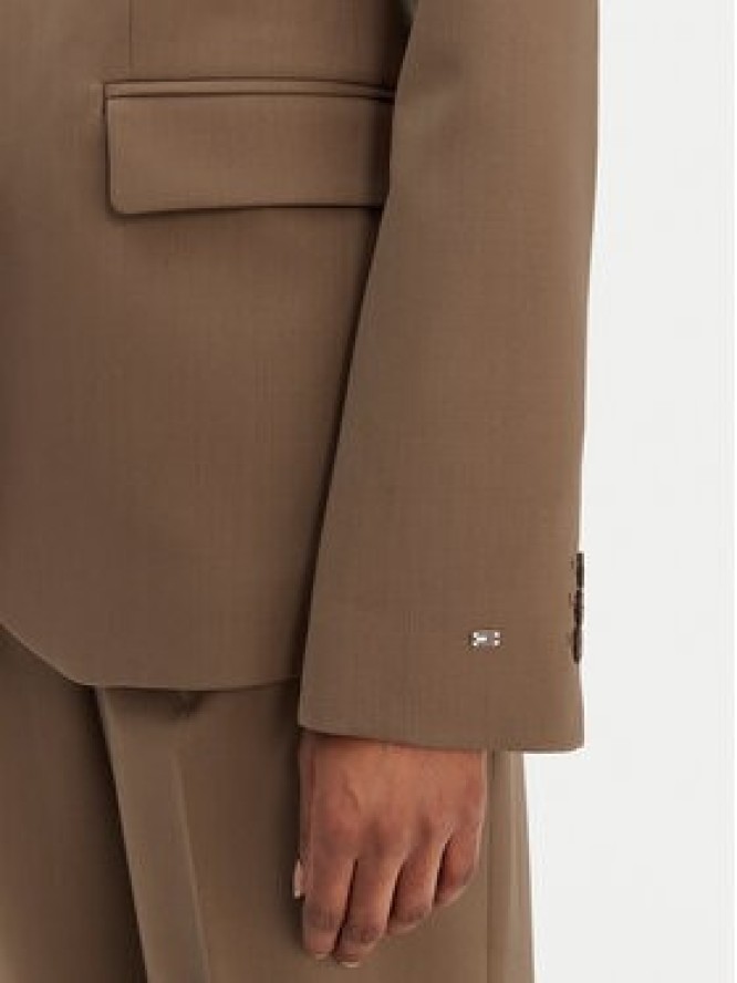 Tommy Hilfiger Marynarka Timeless WW0WW46662 Beżowy Regular Fit