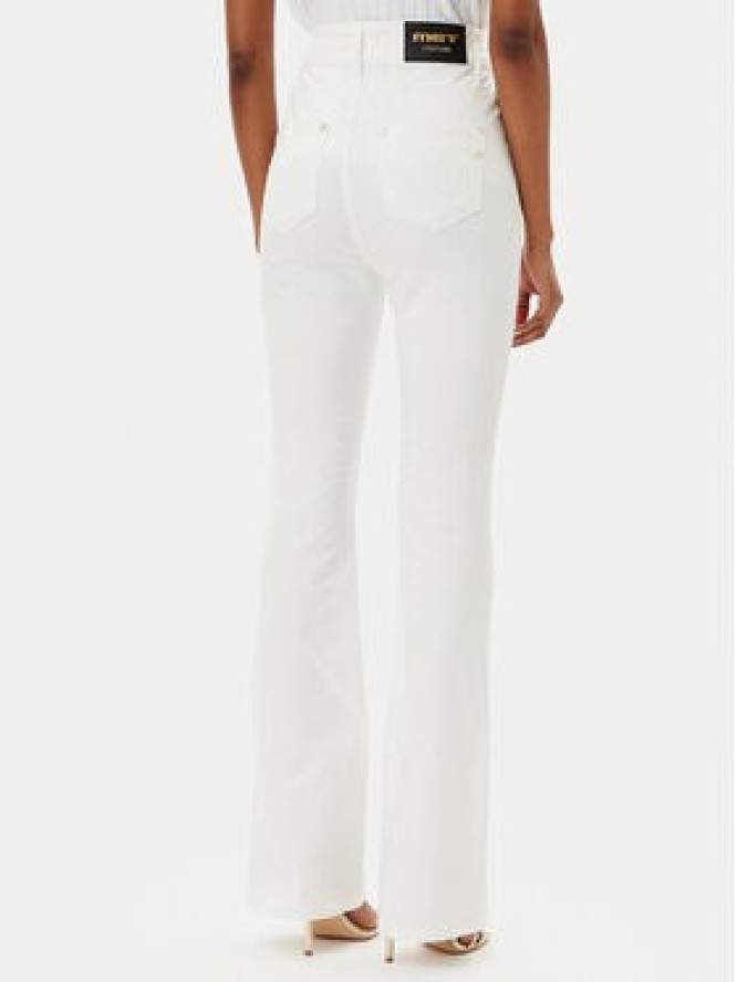 MET Jeansy M10 253PT Biały Regular Fit