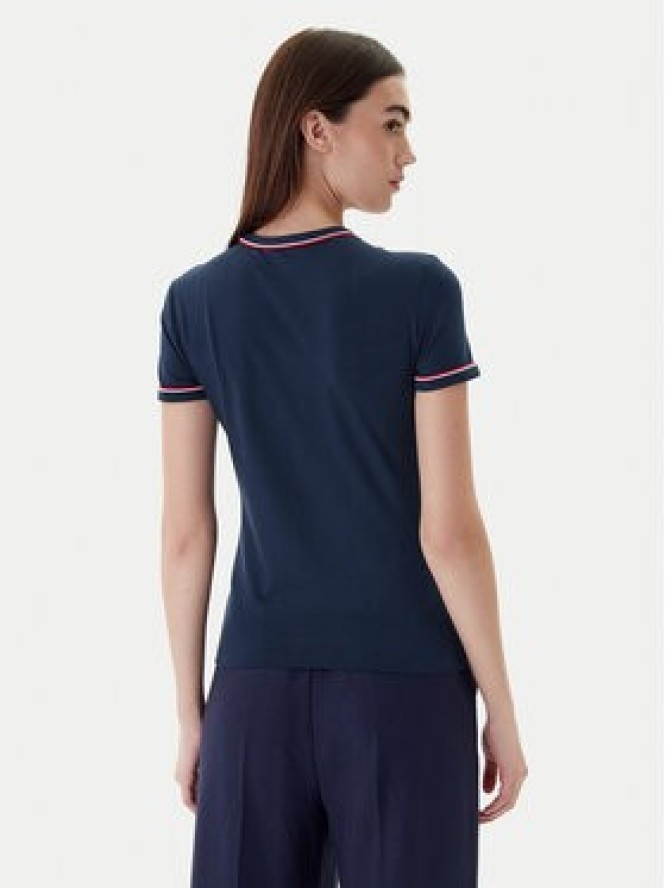 Lacoste T-Shirt TF5289 Granatowy Slim Fit