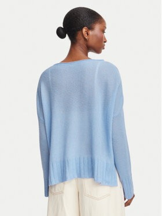 MAX&Co. Sweter Stampa 2626366091200 Niebieski jasny Oversize