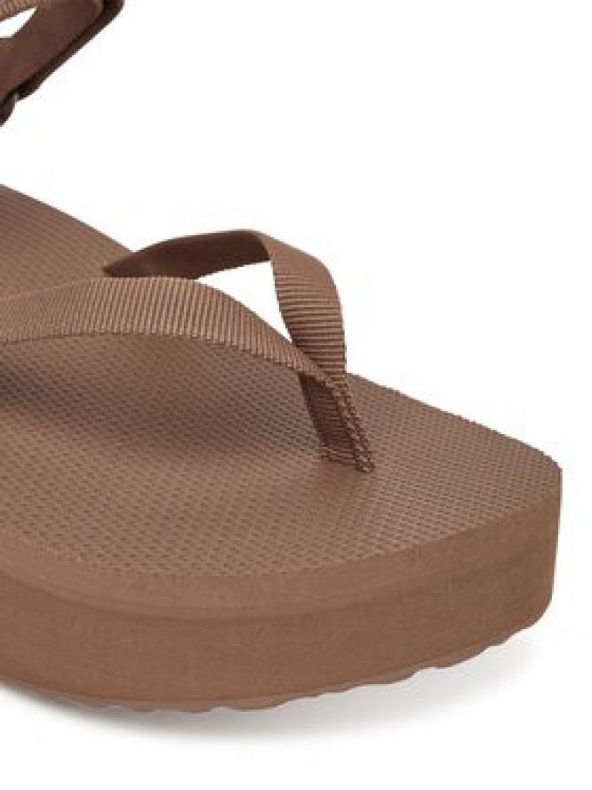 Teva Sandały Flatform Slim 1164630 Brązowy