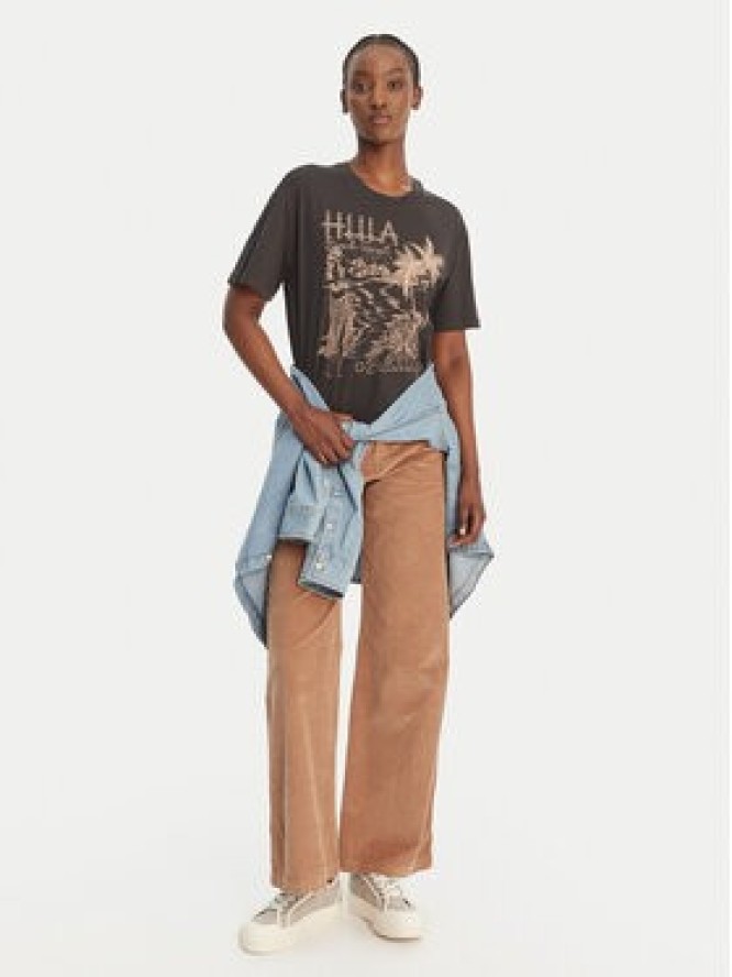 Billabong T-Shirt Vacay Wonder EBJZT00569 Czarny Loose Fit