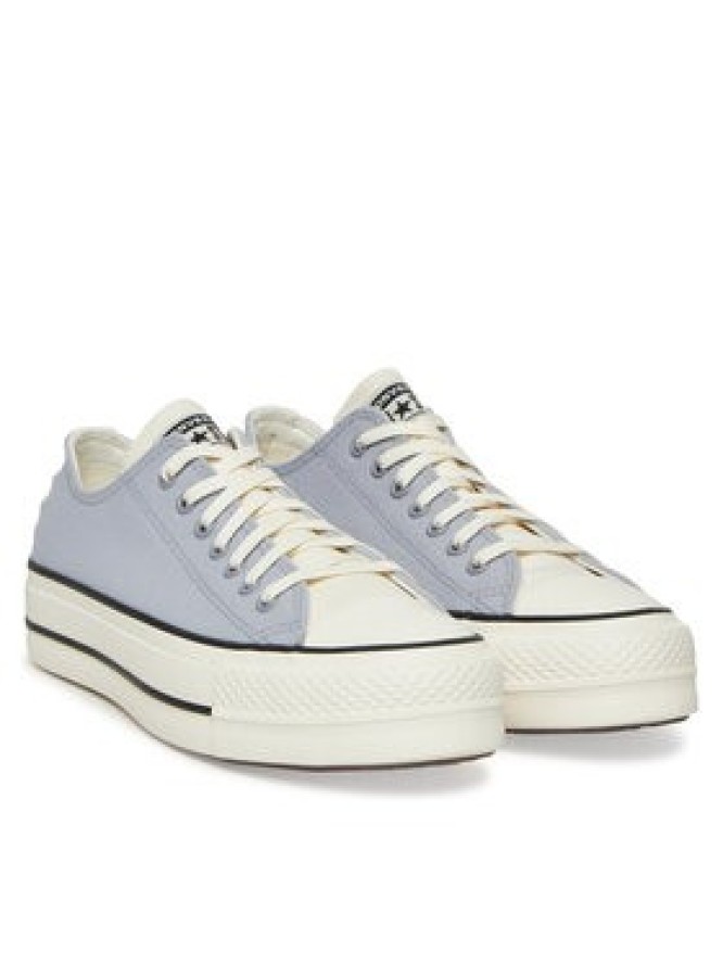 Converse Trampki Chuck Taylor All Star Lift Platform Crafted Laces A12553C Fioletowy