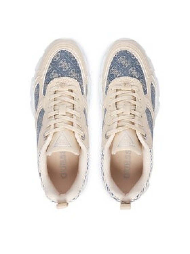Guess Sneakersy FLTIDY ELE12 Beżowy