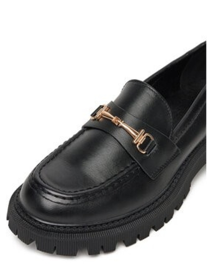 DeeZee Loafersy 13027-12 Czarny