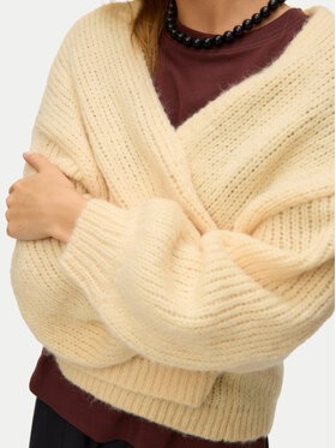 Vero Moda Kardigan Maybe 10273101 Żółty Oversize