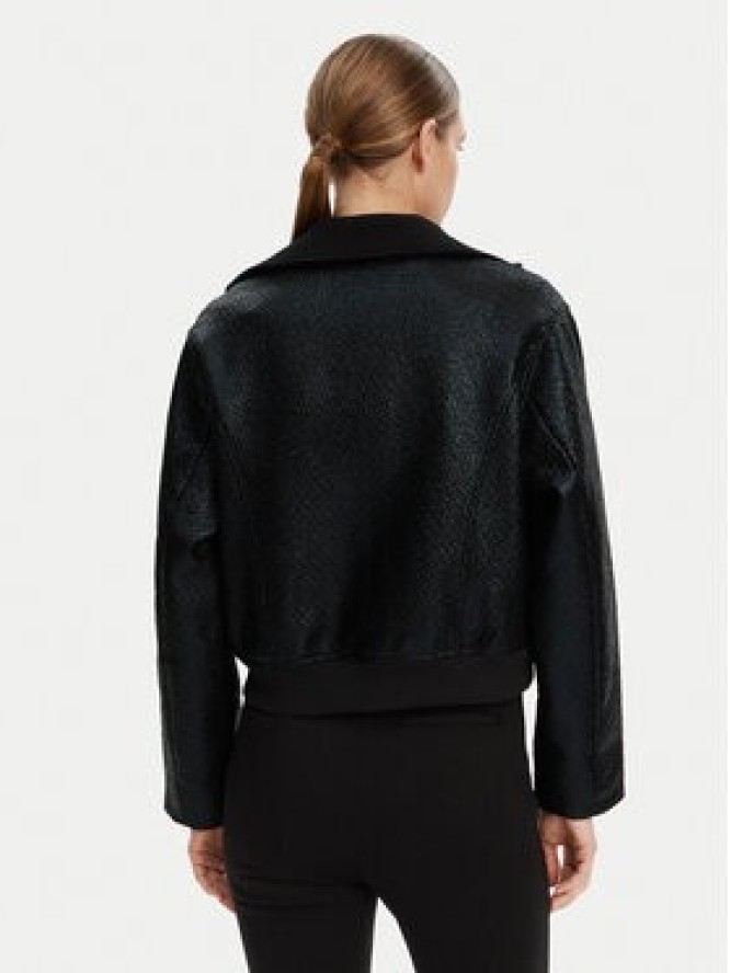 DKNY Kurtka przejściowa P4JJ6XIY Czarny Regular Fit