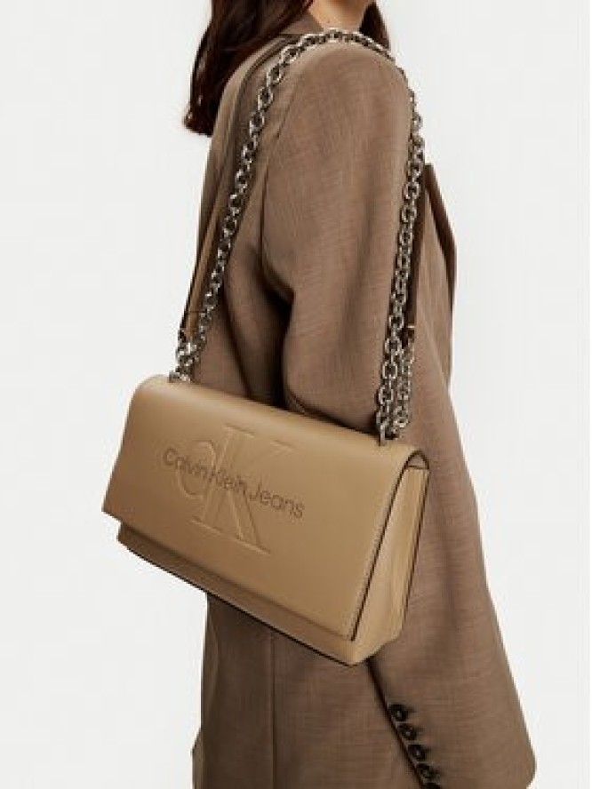 Calvin Klein Jeans Torebka K60K612221 Brązowy