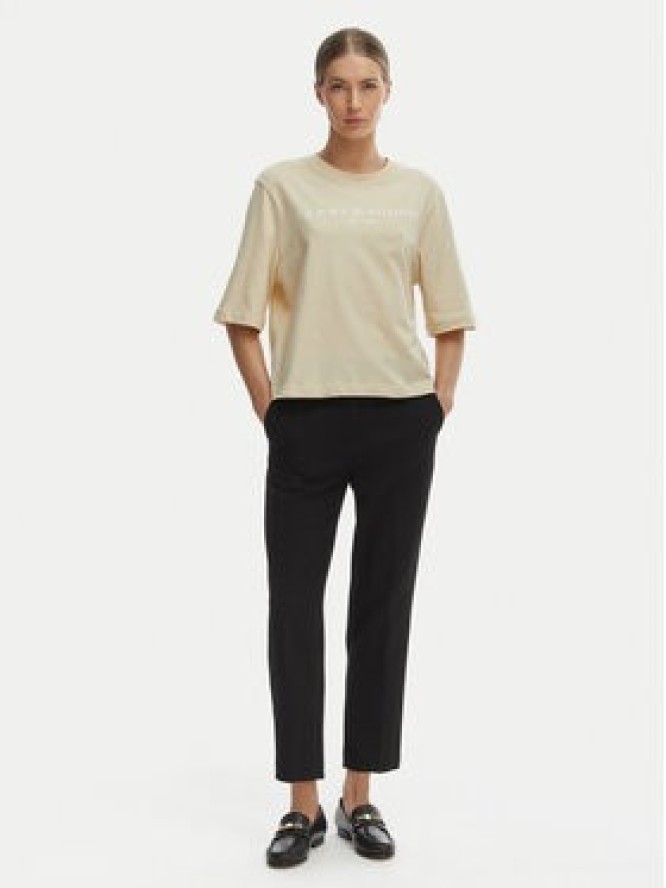 Tommy Hilfiger T-Shirt WW0WW47811 Beżowy Relaxed Fit