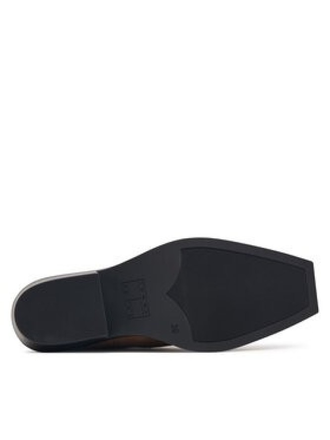 Tommy Jeans Botki Tjw Suede Cowboy Boots EN0EN03142 Brązowy