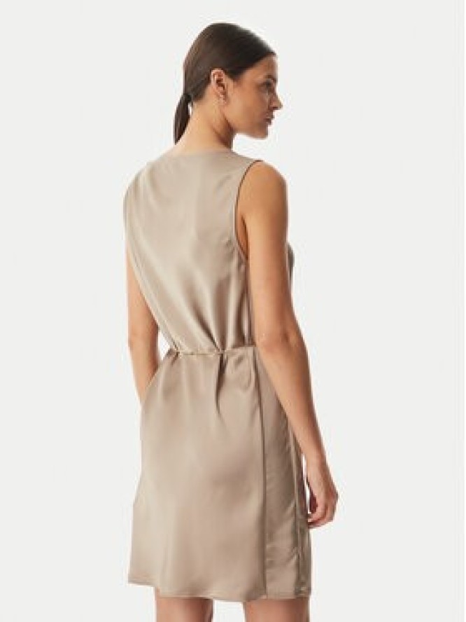 HUGO Sukienka koktajlowa Koberi 50566963 Brązowy jasny Regular Fit