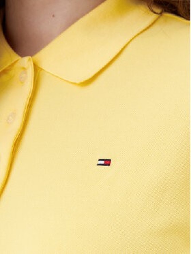 Tommy Hilfiger Polo 1985 WW0WW43224 Żółty Regular Fit
