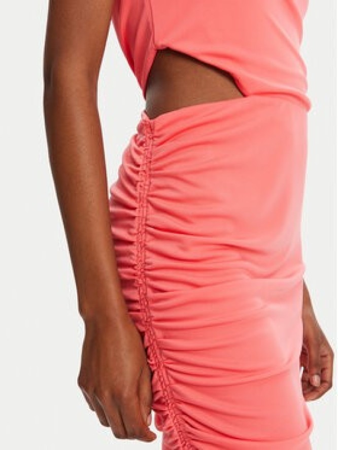 Patrizia Pepe Sukienka koktajlowa 2A2919 J280 R854 Koralowy Regular Fit