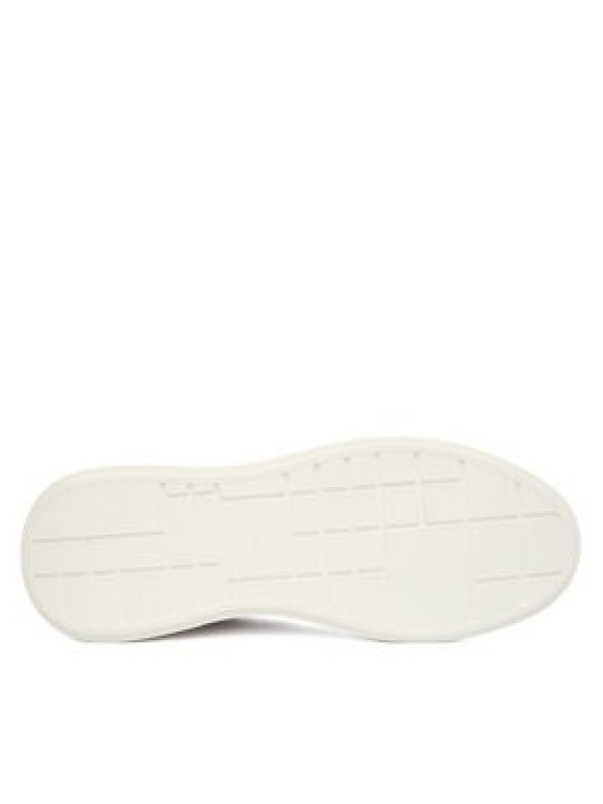 Calvin Klein Sneakersy Chunky Cupsole Laceup Lth Bt Aop YW0YW02036 Biały