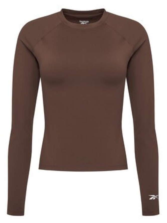 Reebok Koszulka techniczna Reebok X Ewa Chodakowska RK25316CCW Brązowy Slim Fit