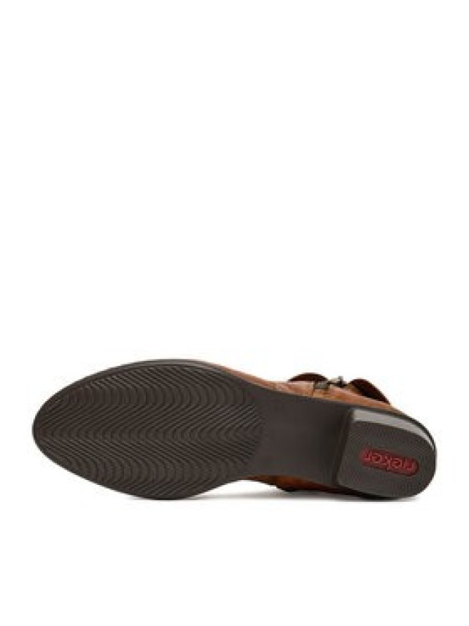 Rieker Botki Y07A8-22 Brązowy