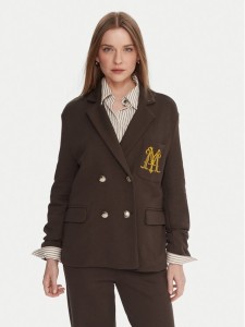 Maryley Marynarka 25IB288/M02/07CO Brązowy Regular Fit
