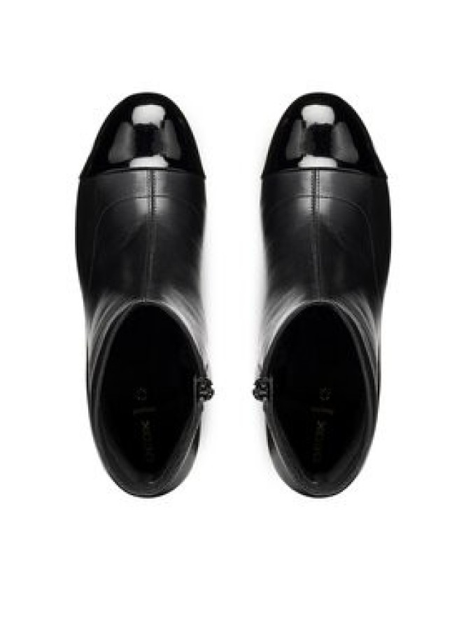 Geox Botki D Virnilisa 65 D56YYA 0TUHH C9999 Czarny