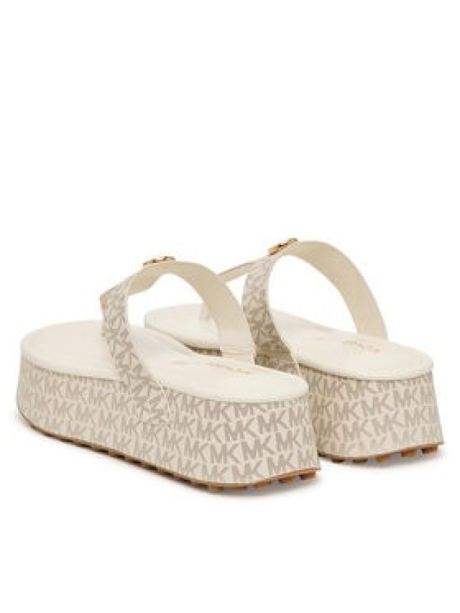 MICHAEL Michael Kors Japonki Koya Flip Flap 40R6KOFA2B Écru