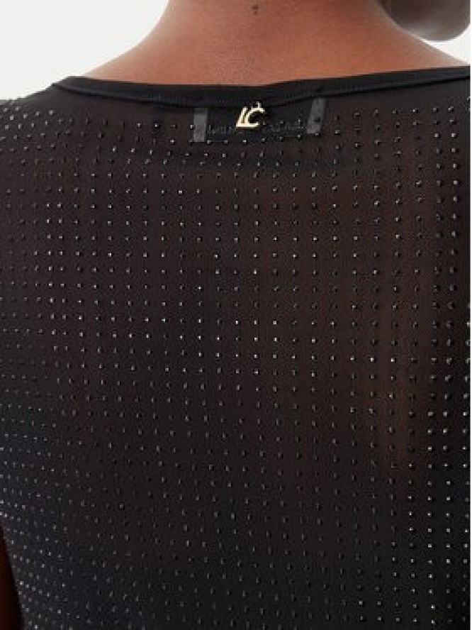 LOLA CASADEMUNT Sukienka koktajlowa LS2516066 Czarny Regular Fit