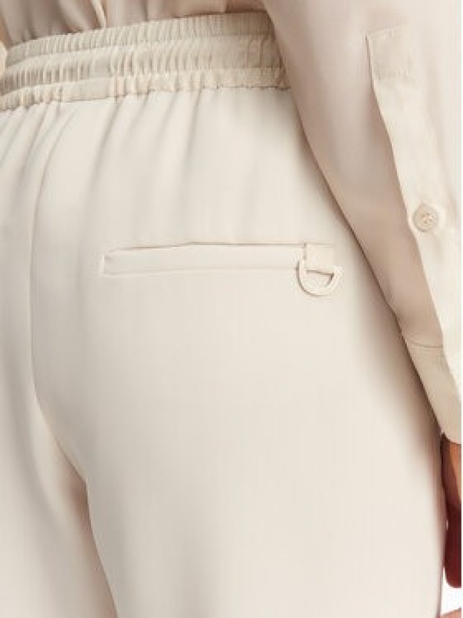 Marella Spodnie dresowe Abitata 2513131045 Écru Regular Fit