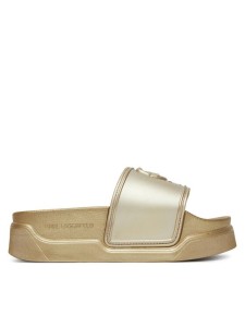 KARL LAGERFELD Klapki Kondominium KL88819 Złoty