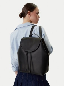 Calvin Klein Plecak Foil Logo Large Flap Backpack LV04F3505G Czarny