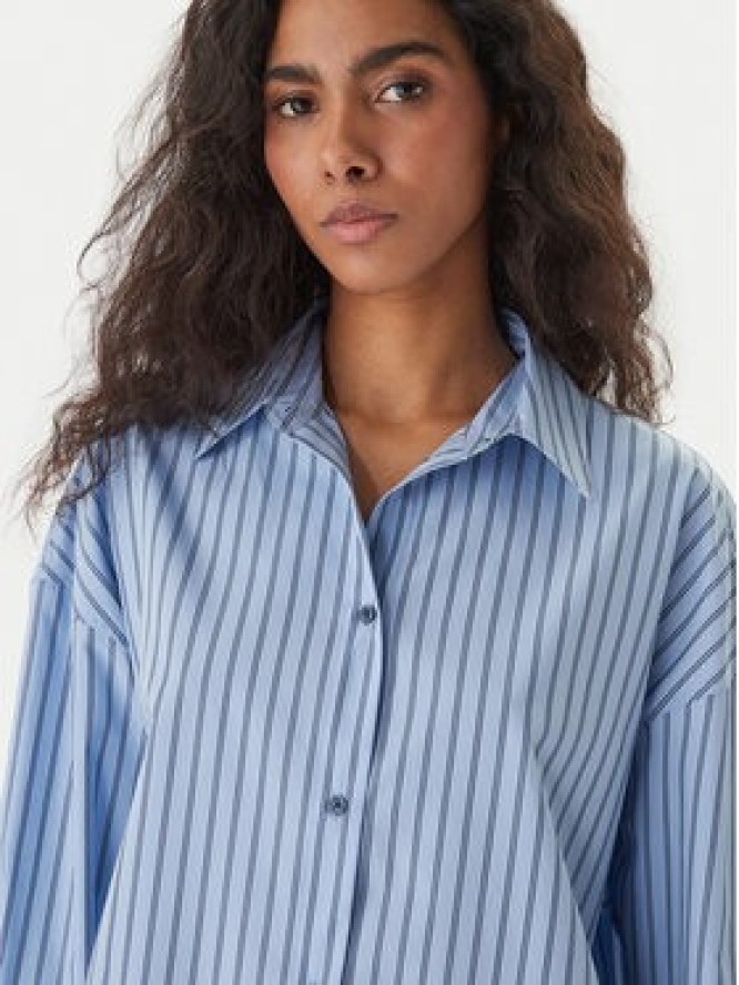 BOSS Koszula C_Bostatta 50559241 Niebieski Oversize