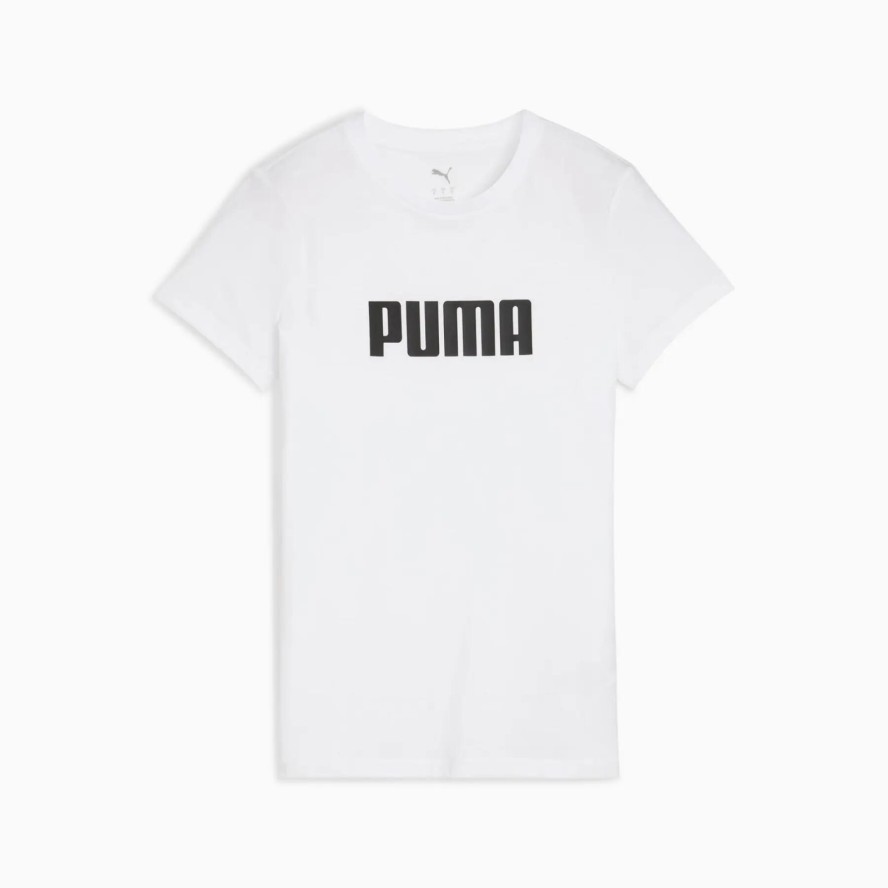 Koszulka damska Puma ESS LOGO biała 68830802 r S
