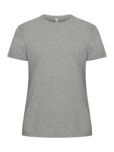 clique Classic OC-T Women T-shirt z organicznej bawełny szary melanż – grey