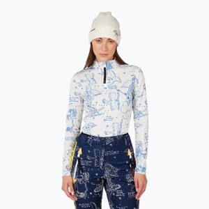 Bluza damska Rossignol JCC Booster Half Zip snow angel