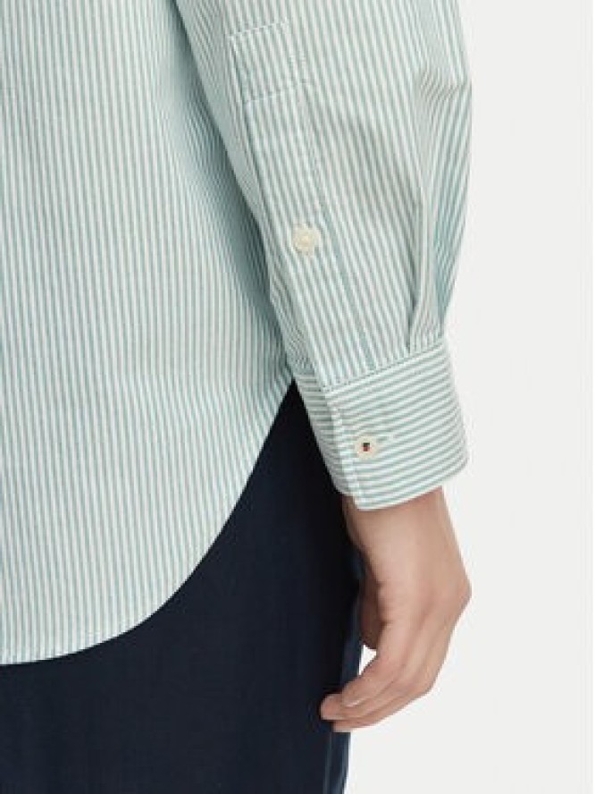 Tommy Hilfiger Koszula WW0WW46111 Zielony jasny Relaxed Fit