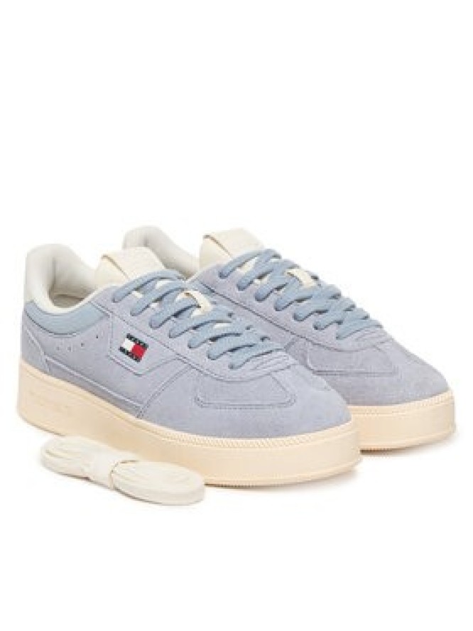 Tommy Hilfiger Sneakersy The Greenwich Edge Max Suede EN0EN02989 Niebieski