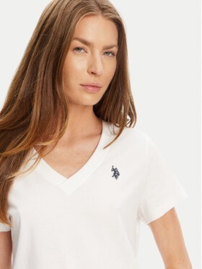 U.S. Polo Assn. T-Shirt WUP0635 Biały Classic Fit