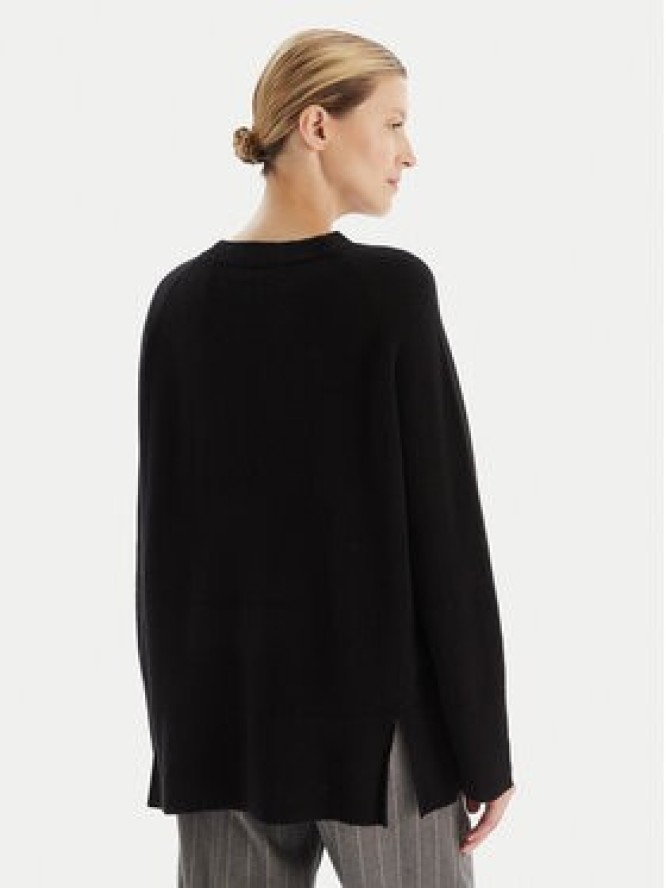 KAOS Sweter RI1KT003 Czarny Regular Fit