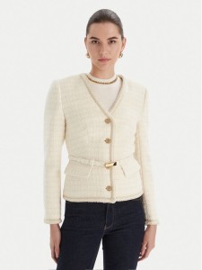 Marciano Guess Marynarka 5BGN07 7394A Écru Regular Fit