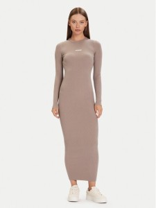 Guess Sukienka dzianinowa V5BK02 Z3JD2 Różowy Slim Fit