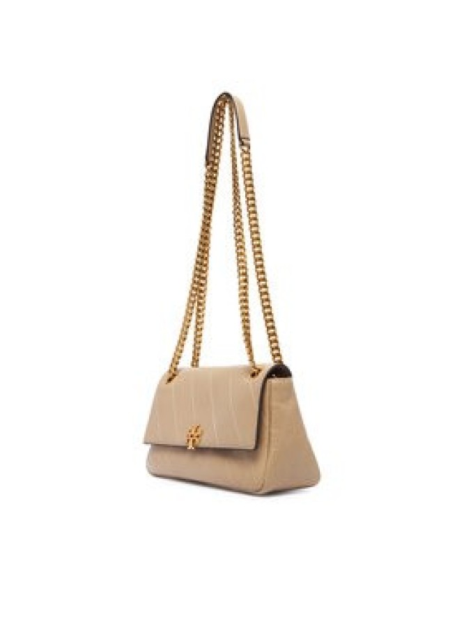 Tory Burch Torebka Charlie Quilted Small Shoulder Bag 185829 Beżowy